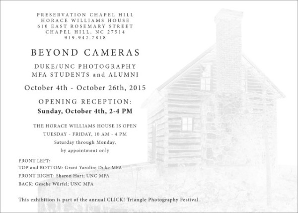 Beyond Cameras postcard back